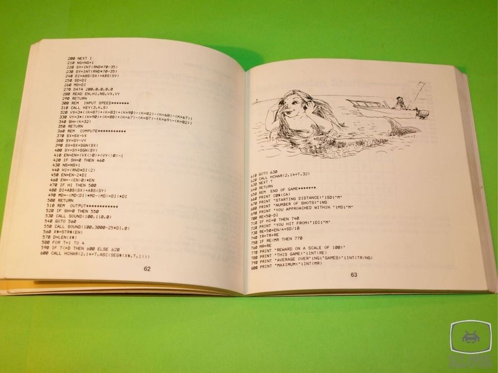 Książka for the TI 99/4A